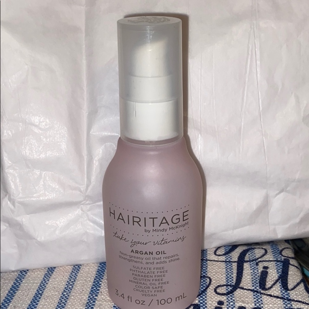 Hairitage by Mindy McKnight argan oil